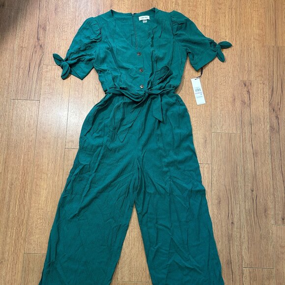 Calvin Klein Teal Jumpsuit Women's NWT! - Picture 1 of 4
